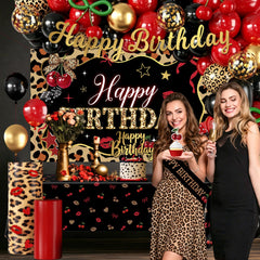 Cheetah print backdrop 5ft by 3ft as part of the kit