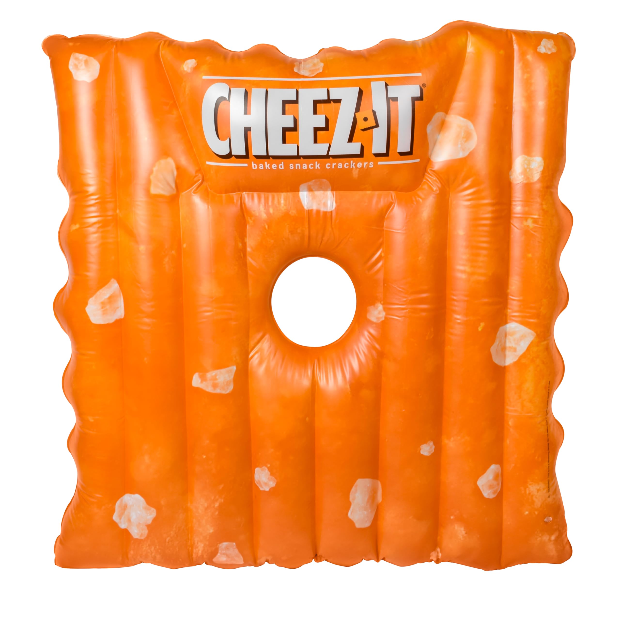 Cheez-It pool float oversized square snack shape
