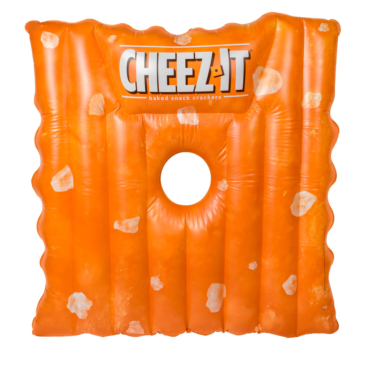 Cheez-It pool float oversized square snack shape