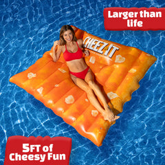 Cheez-It pool float 4.5 feet tall illustration
