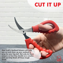 Chef Craft Seafood Scissors sharp stainless blades image