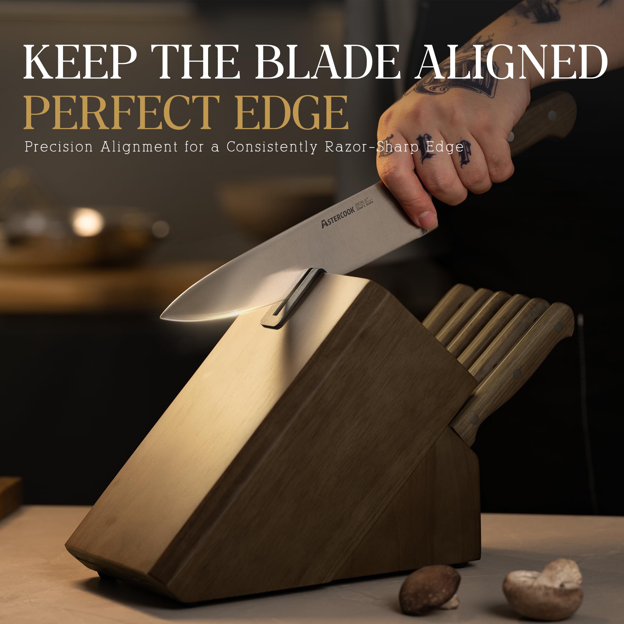 8-inch chef knife forged blade