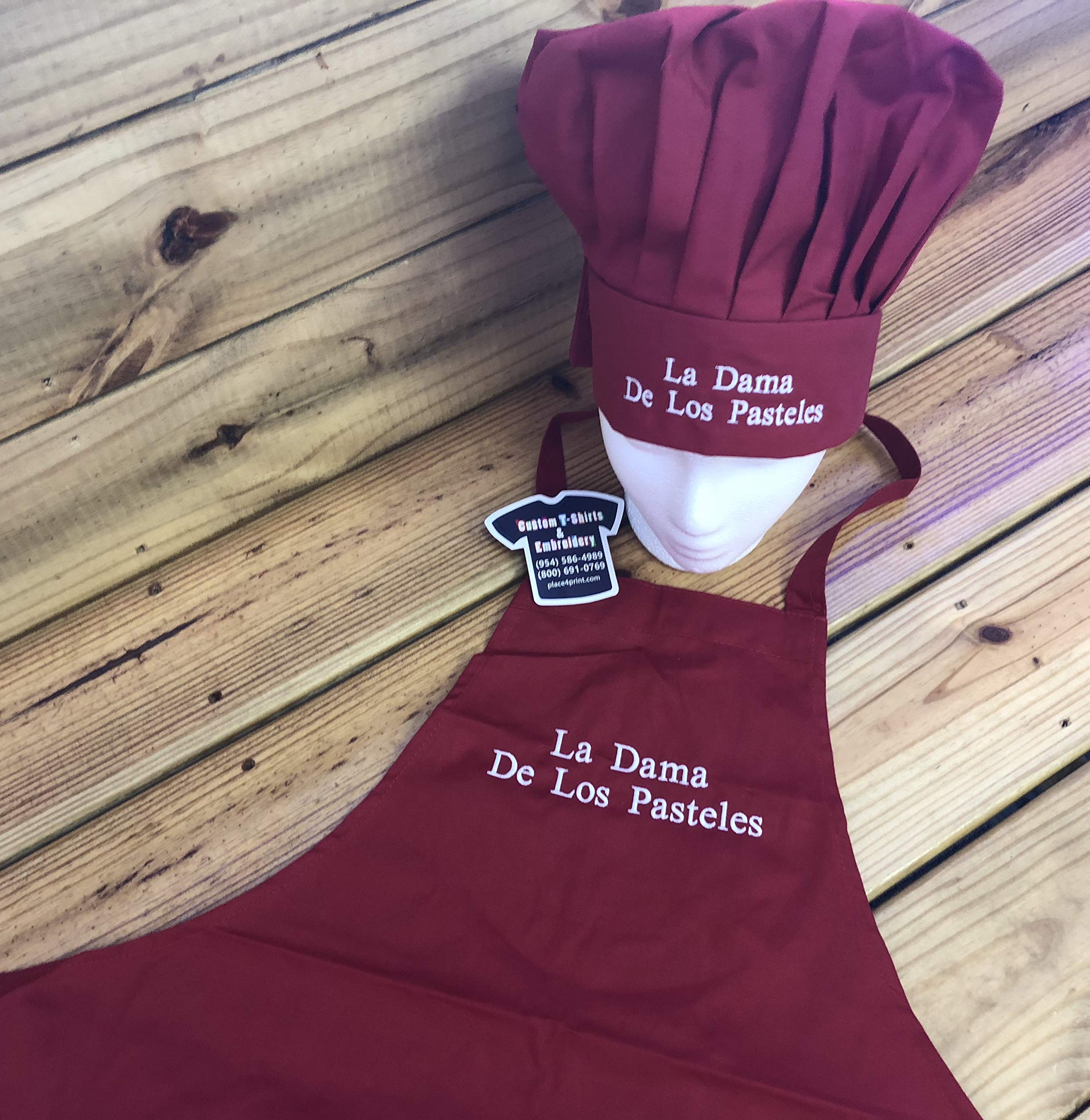 Apron and hat set PLACE4PRINT