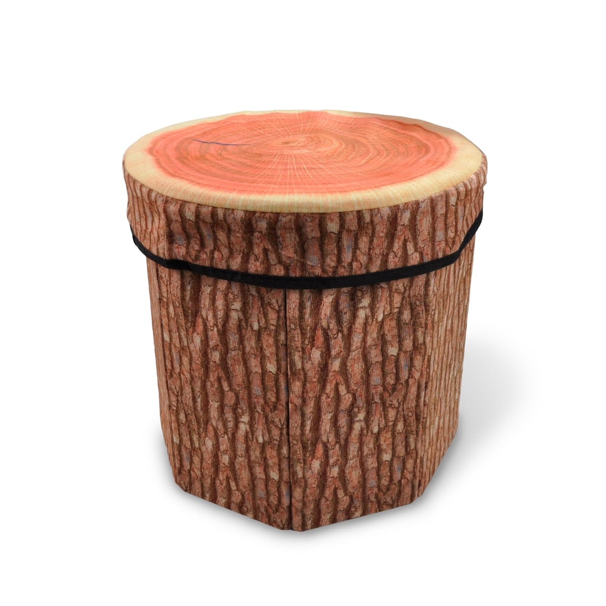 CHEFAN Fruit Storage Stool Ottoman front view 12x12x12 in
