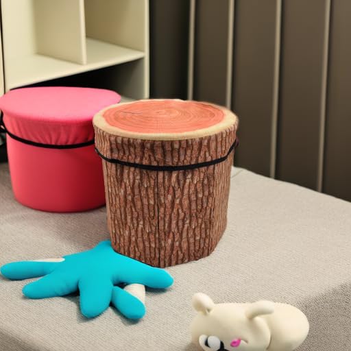 Multifunction CHEFAN stool used as seat and toy box