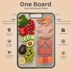 Dough scraper included with ChefArmor cutting board