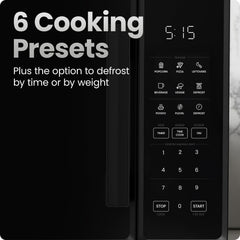 Six presets for popcorn pizza beverages vegetables potatoes leftovers