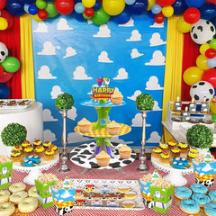 Two styles Toy Inspired Cartoon Story popcorn boxes 24pcs in colors