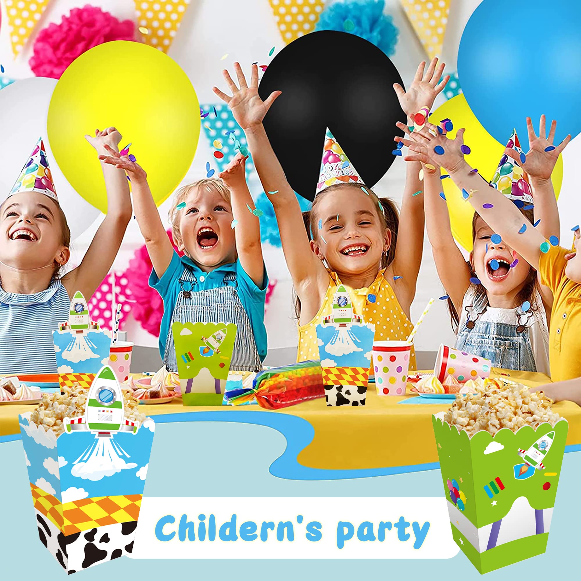 Easy to assemble Toy Inspired cartoon story theme popcorn boxes
