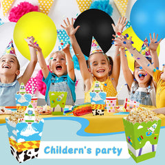 Easy to assemble Toy Inspired cartoon story theme popcorn boxes