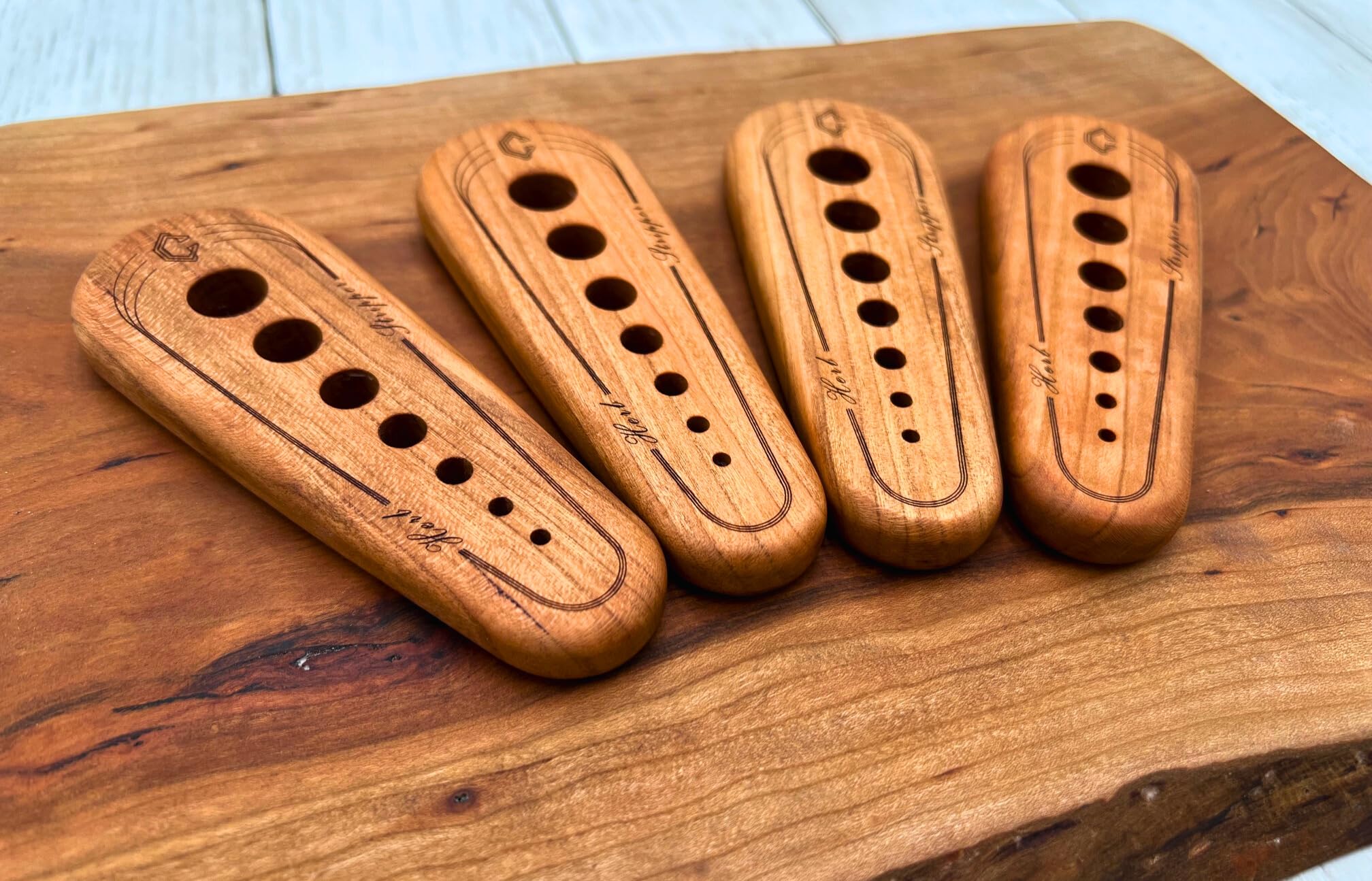 Herb stripper with multi-size holes for rosemary thyme oregano