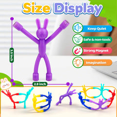 Bunny magnets with bendable limbs for CHESLICR set