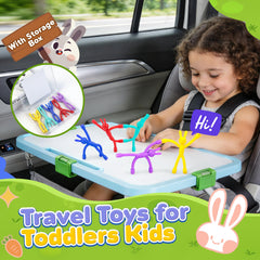Magnetic bunny figures connect into chains and towers