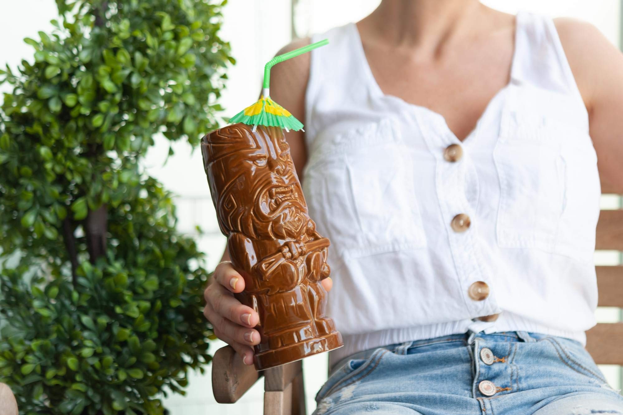 Geeki Tikis Chewbacca mug with display-ready design