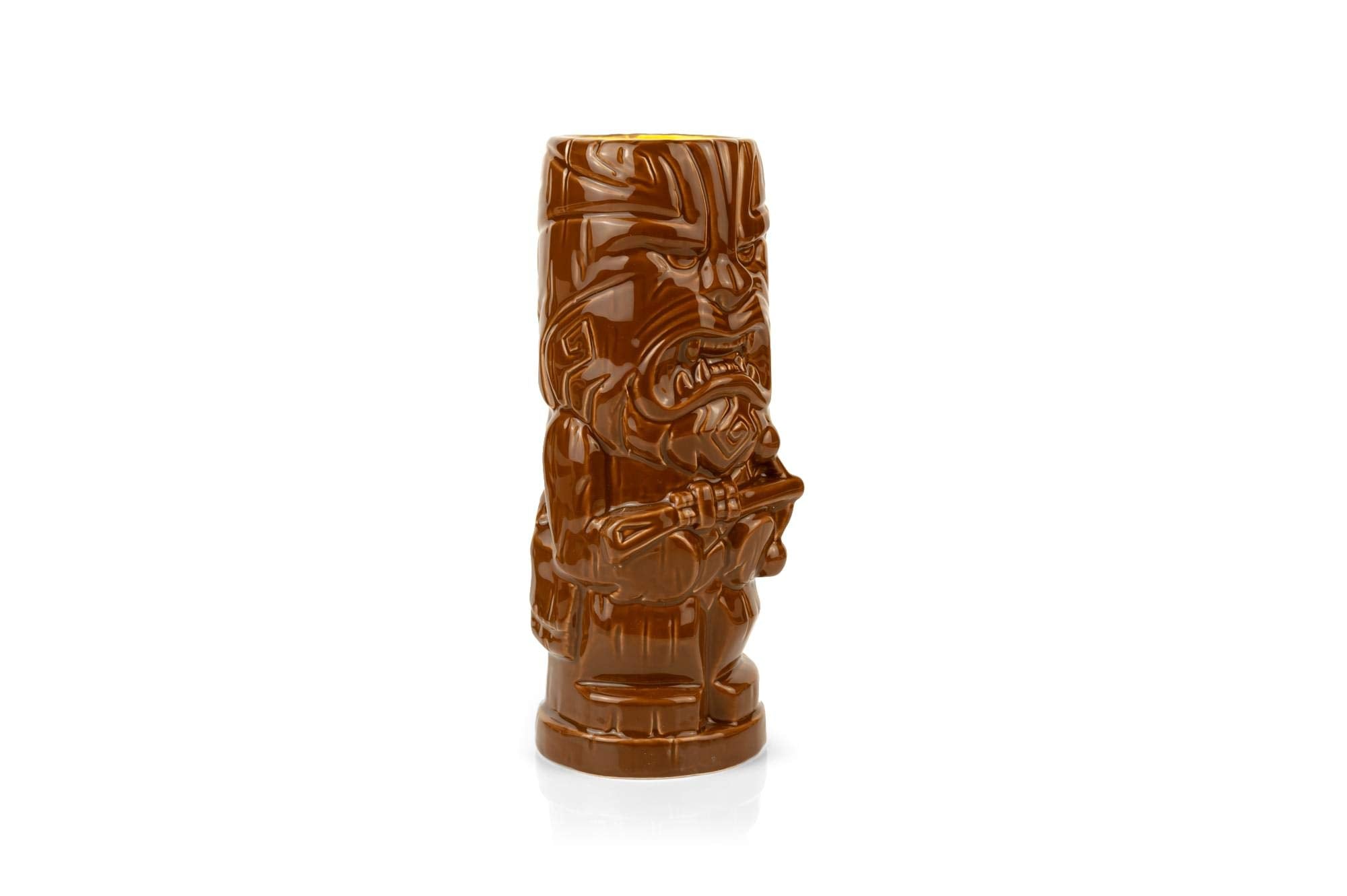 21 ounce capacity ceramic Chewbacca tiki mug