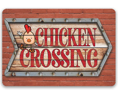 Chicken Signs for Coop 8x12 metal sign for coop indoor outdoor