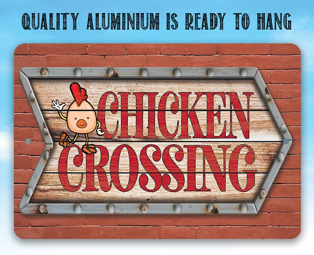Chicken Signs for Coop two screw holes for wall mounting