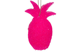 ChicWick Car Candle Pineapple Shape Hot Pink Car Freshener