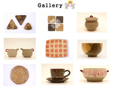 Benisue china clay terracotta tone 400g Yakoobun