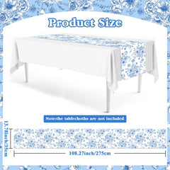 Chinese-style disposable table runners 14x108 inches each
