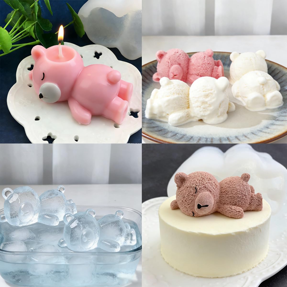 Choco candy mold bear for bears designed