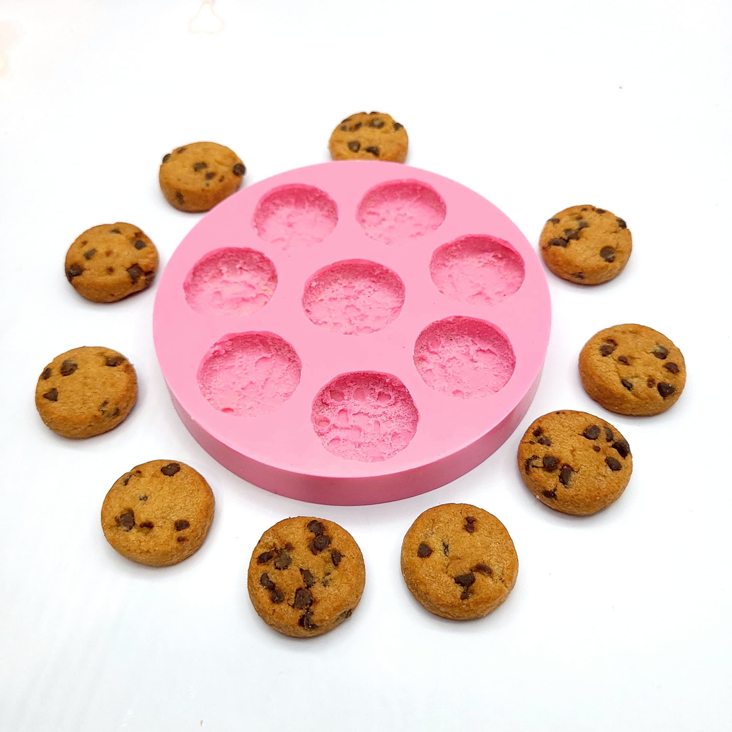 Eight cavities silicone mold NS076 for cookies