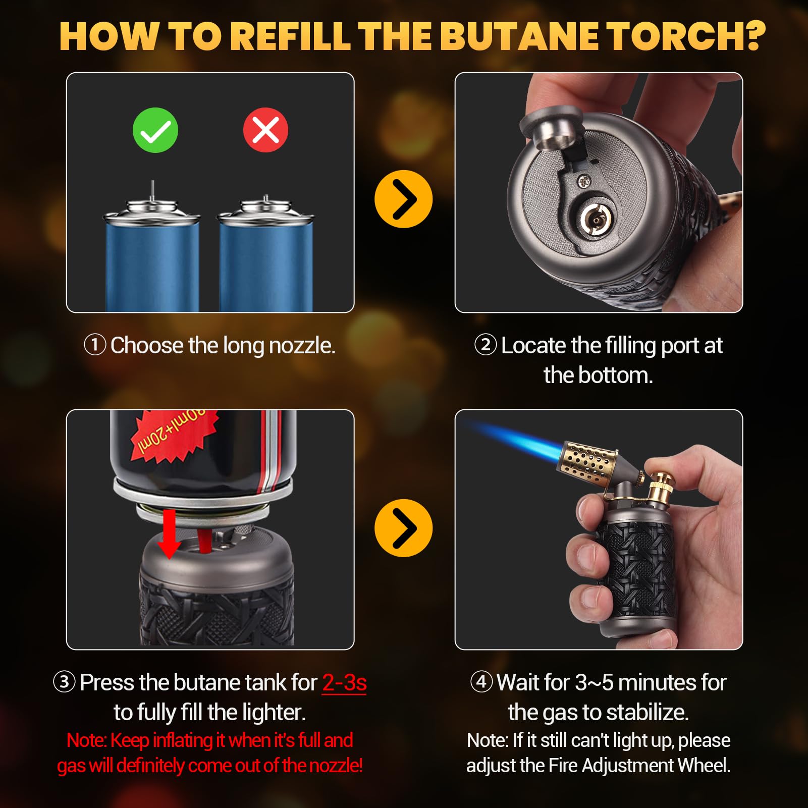 Deluxe gift box packaging for CHOICEDC torch lighter