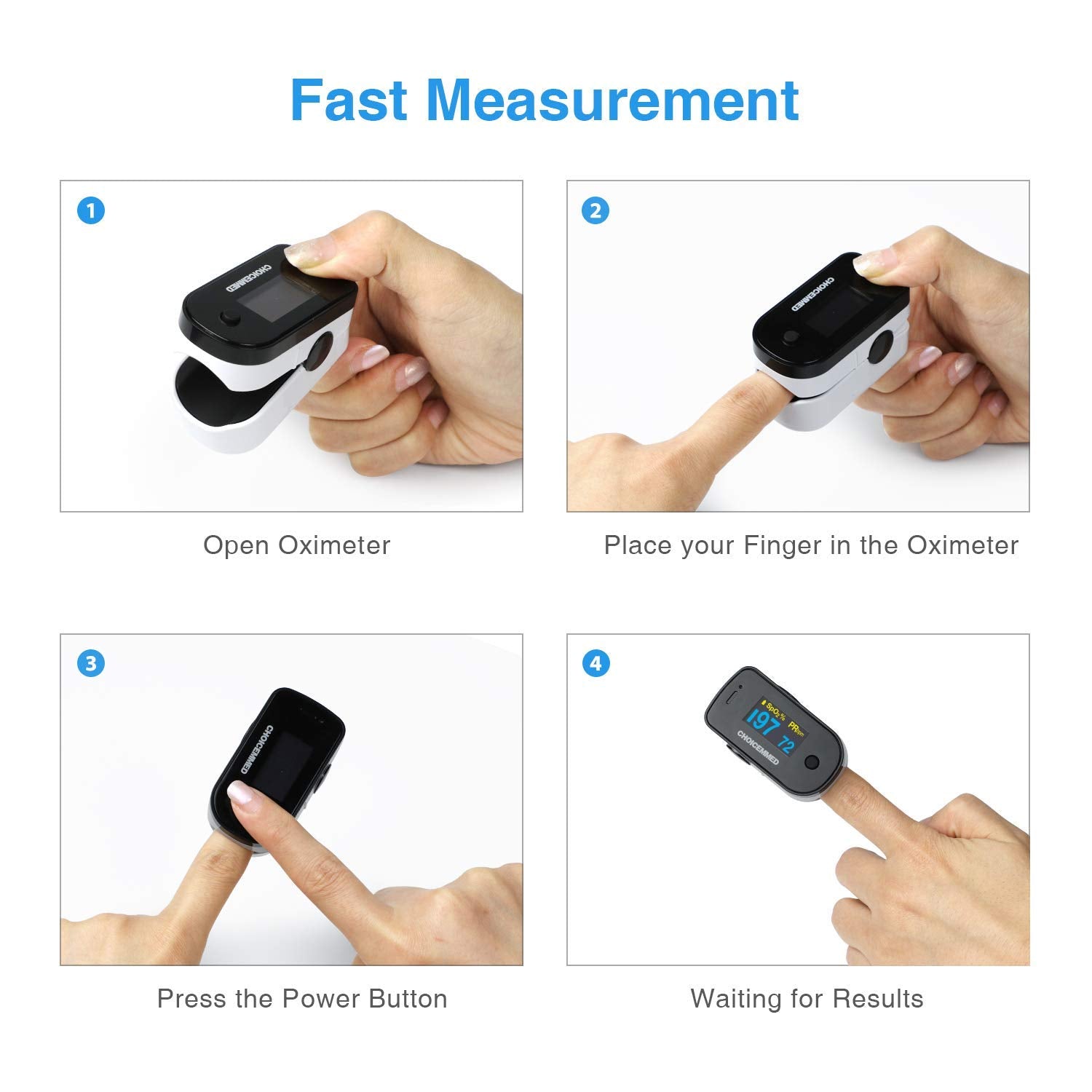 Protective pouch for CHOICEMMED oximeter included in box