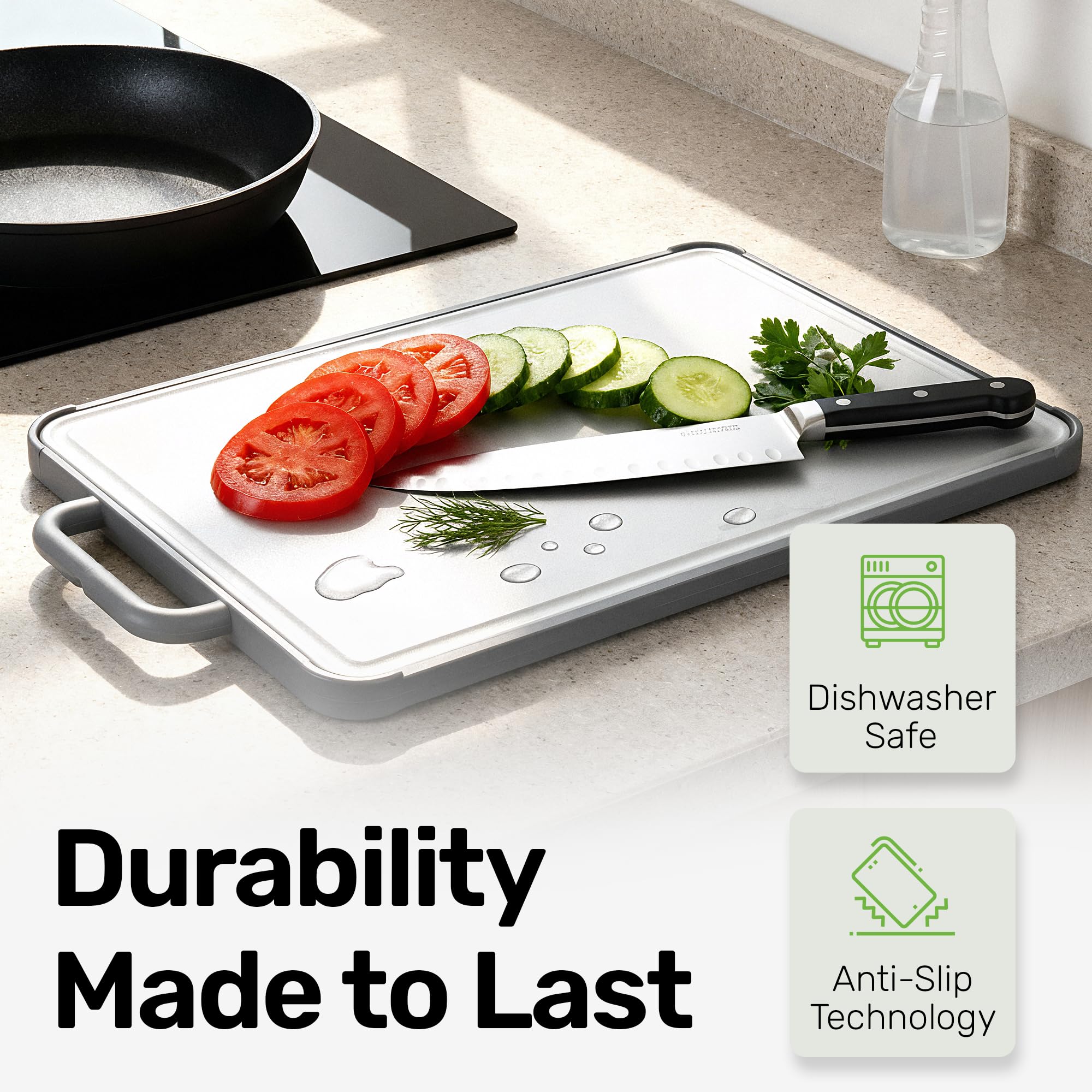 Chopzilla Cutting Board meat and produce separation