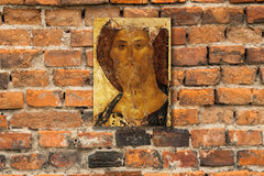 Christ as Saviour Icon Wall Art by Andrei Rublev in 5x7 canvas