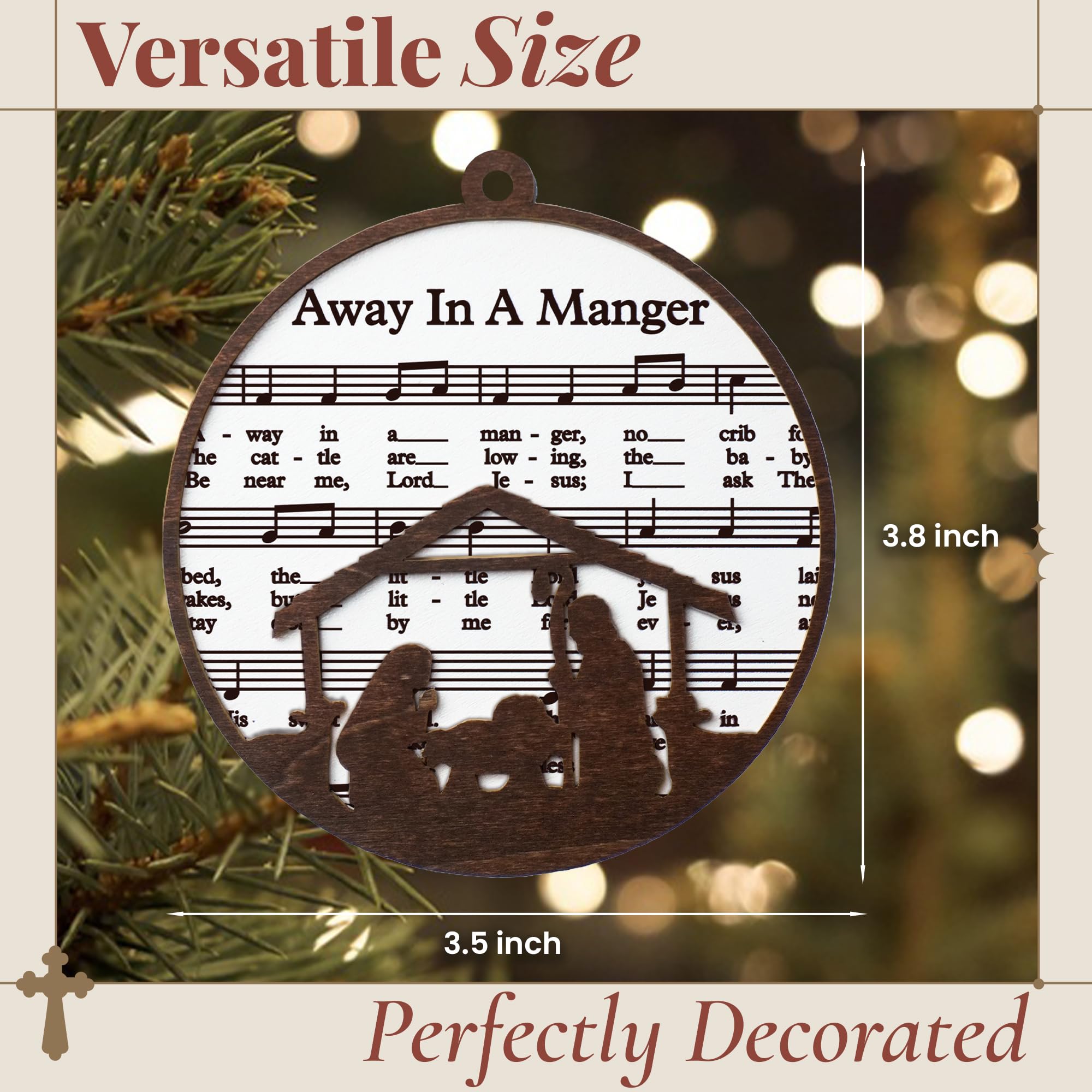 Christian Easter gifts adult nativity ornament