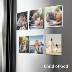 Rectangular religious refrigerator magnet for home kitchen locker