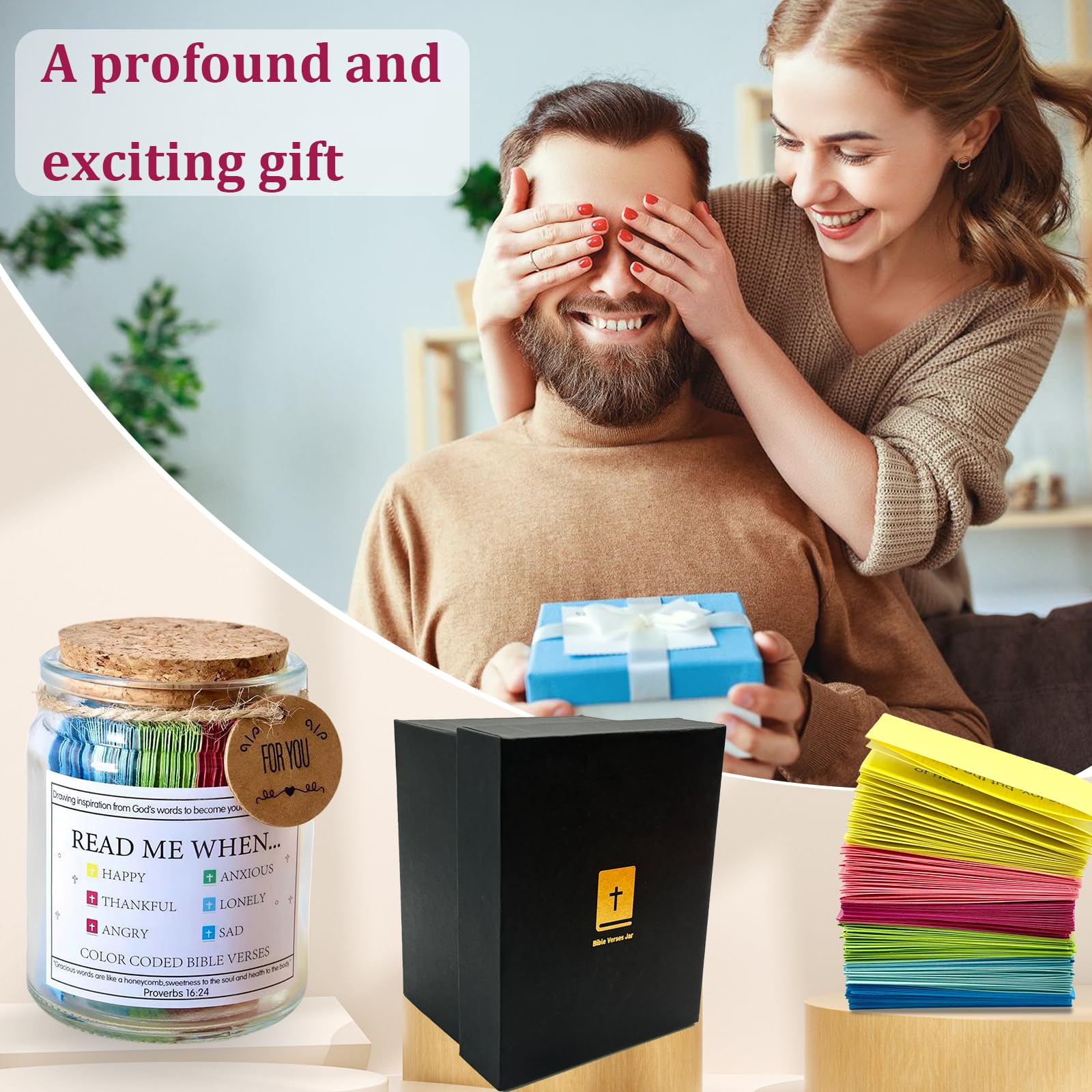 Gift-ready Christian gift set in black box