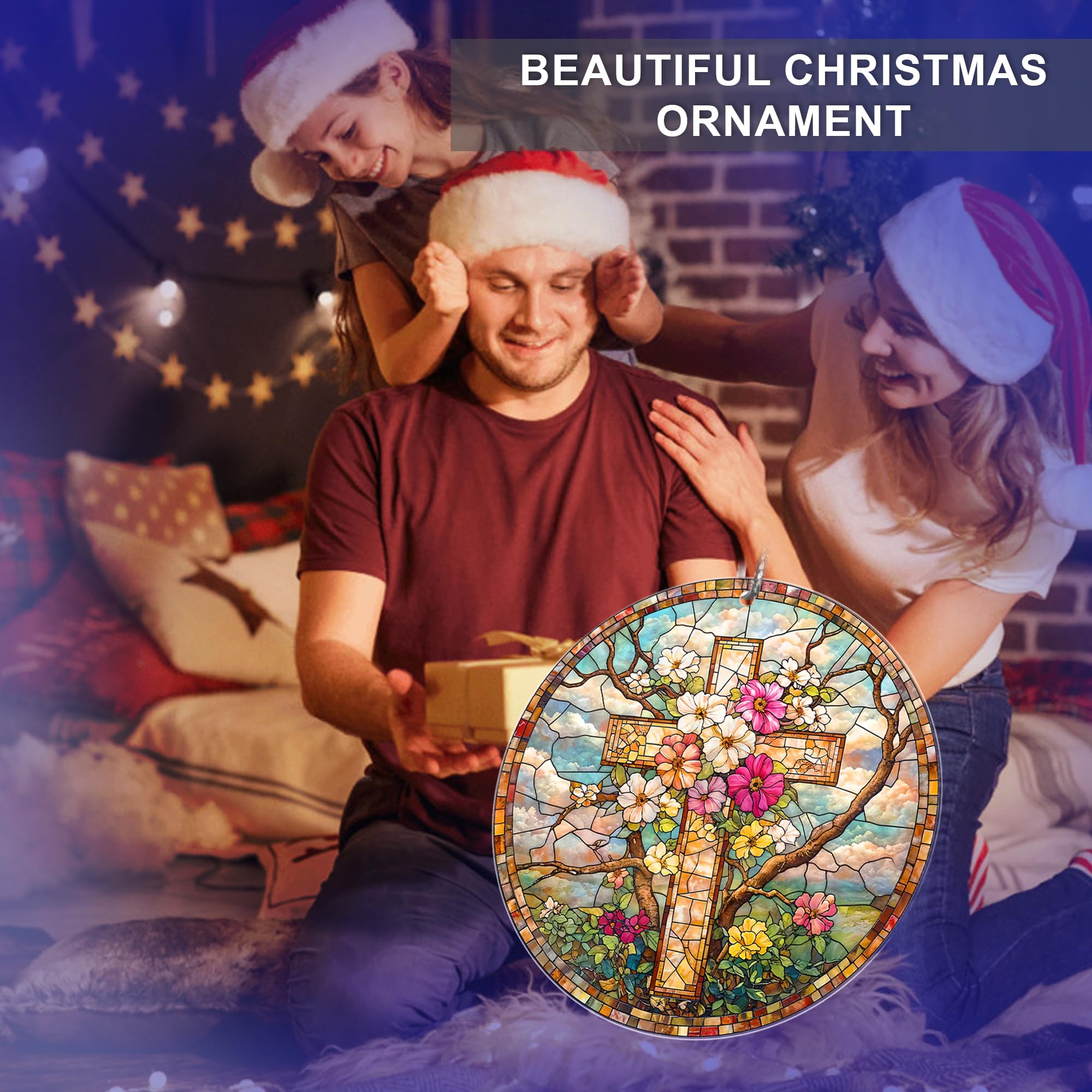 Christian gifts cross ornaments for women men family friends