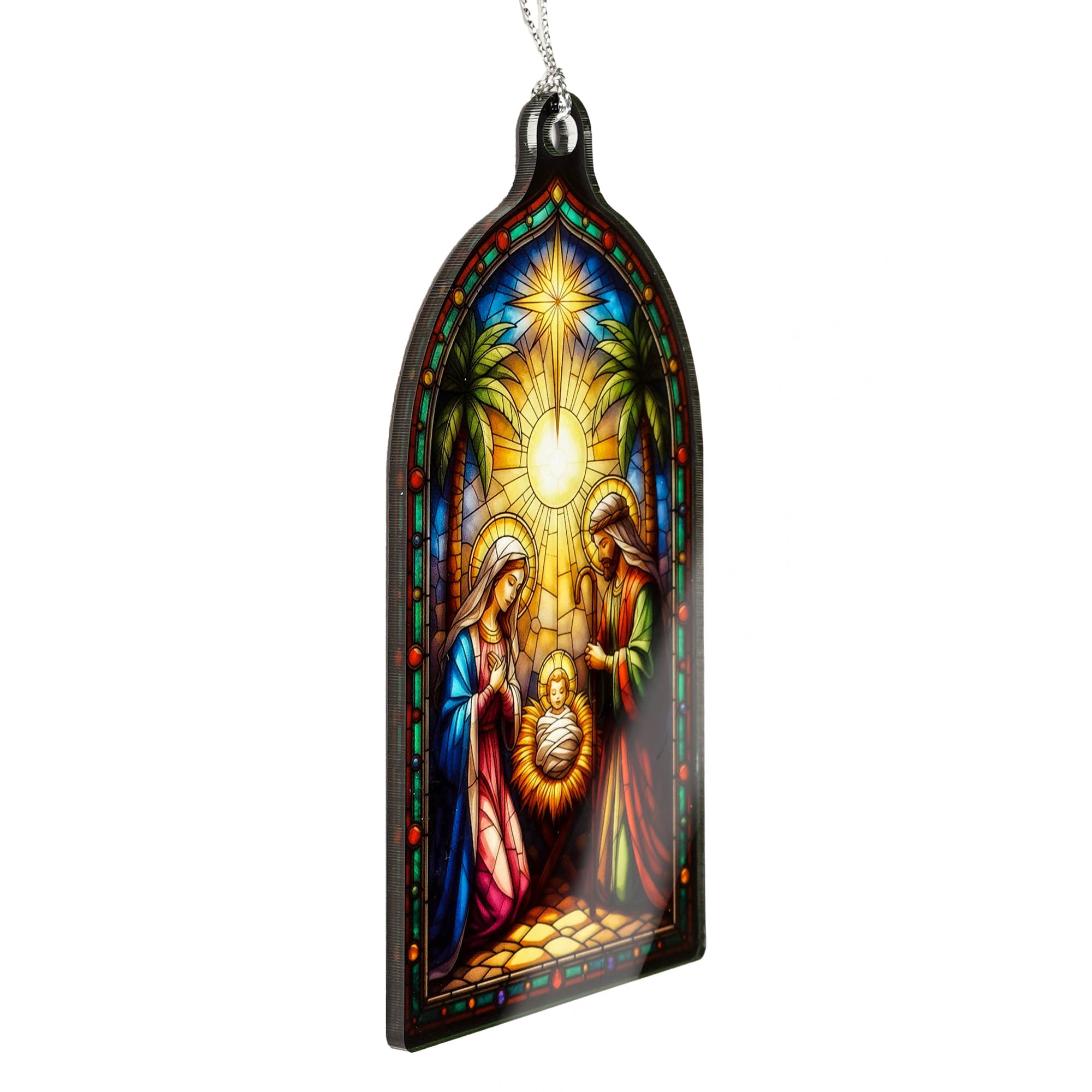 Religious Christmas ornament 2025 with meaningful story card