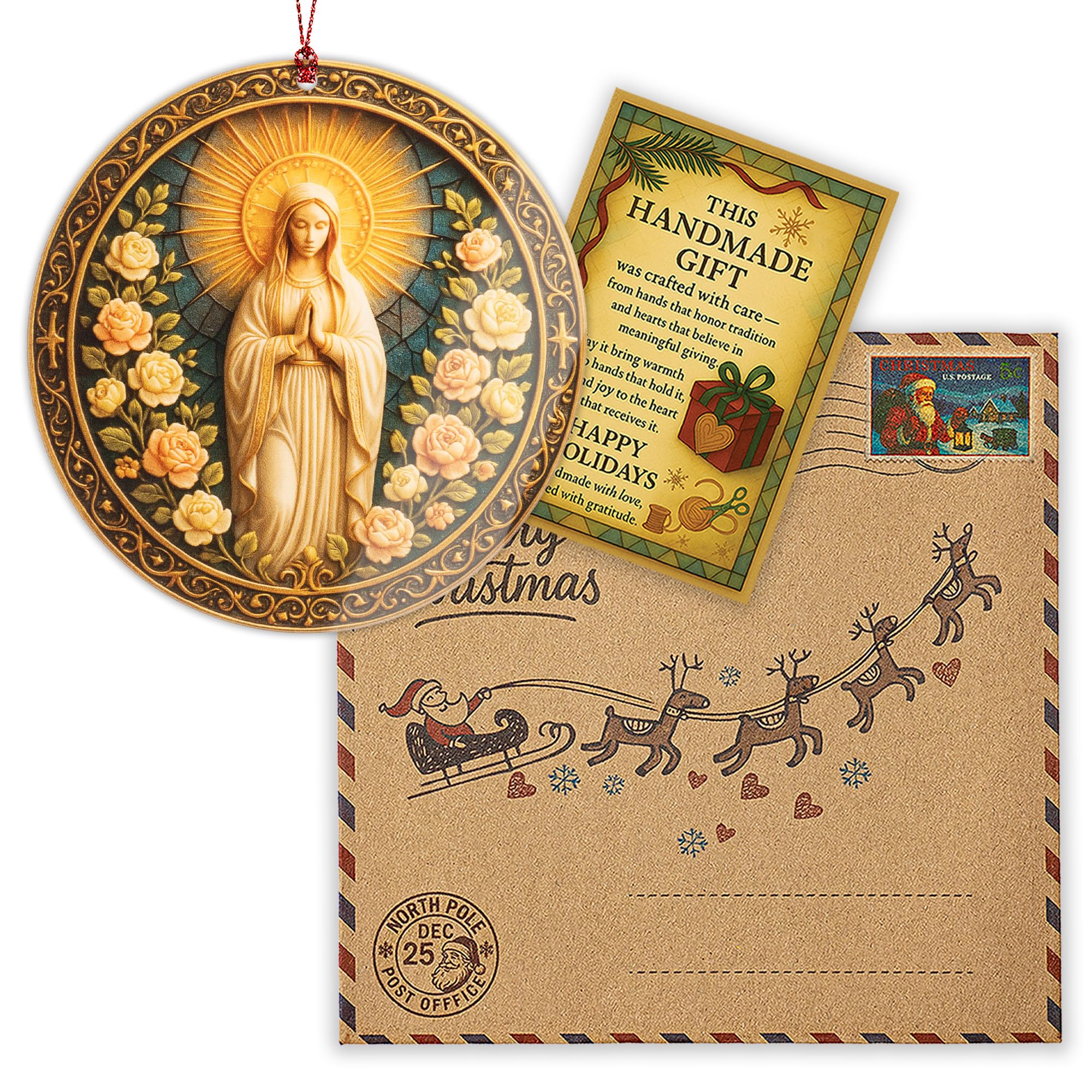 Nativity Scene Christmas Ornament Mary Ornament keepsake
