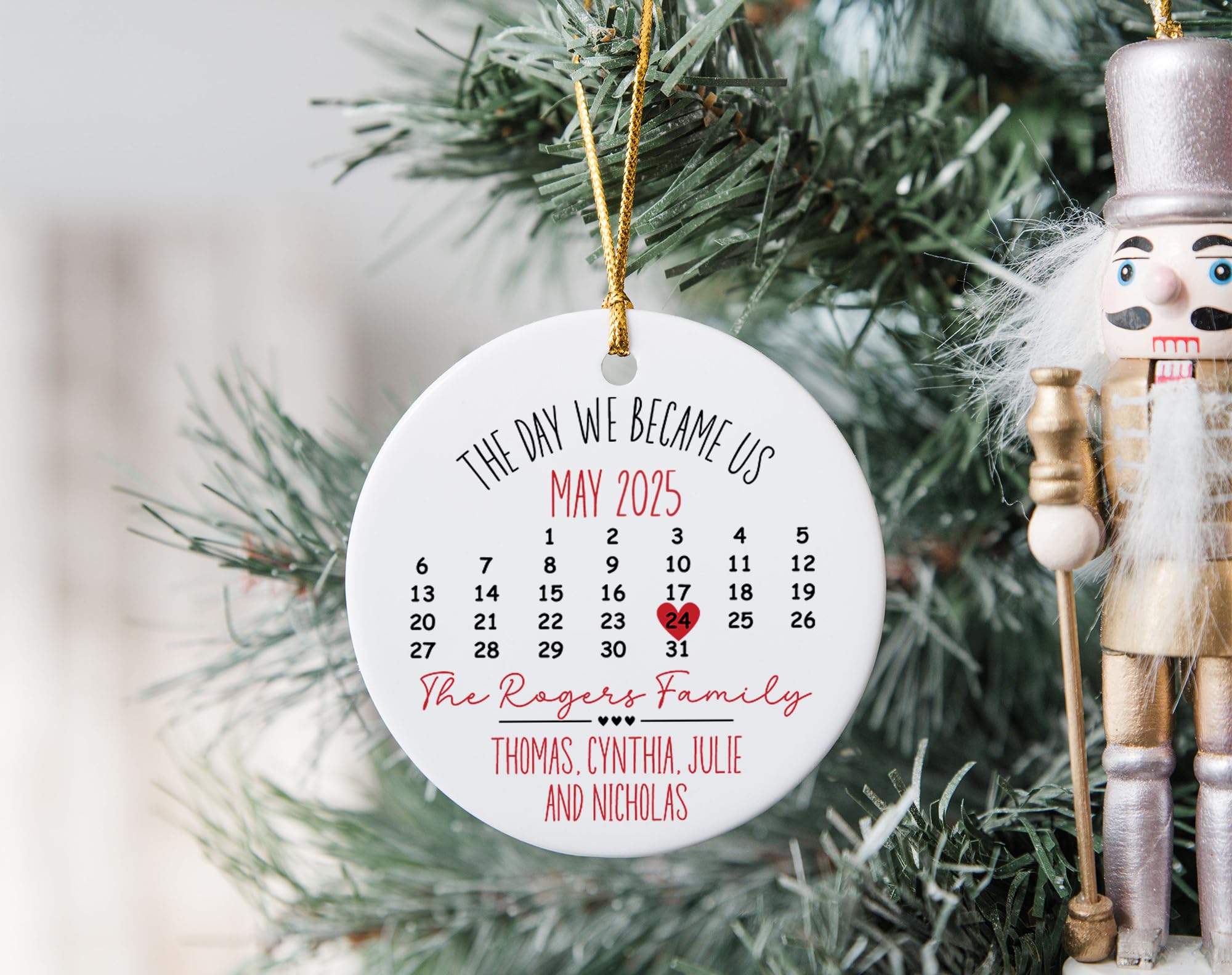 Adoption Day gift ornament suitable for boys and girls