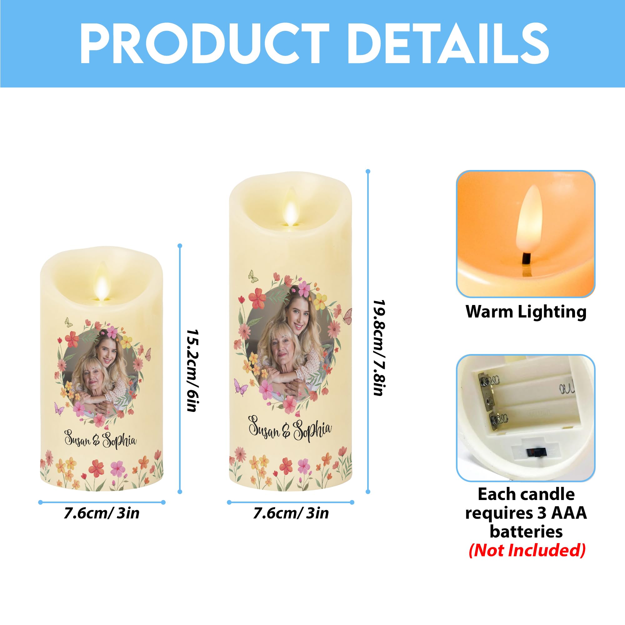 christmas birthday wedding anniversary candle