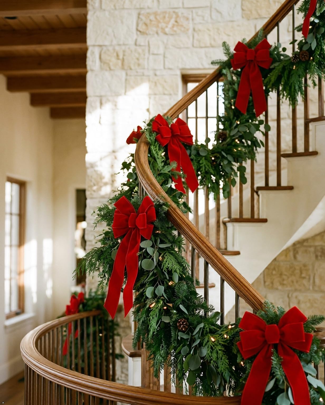 6-pack bow set for Christmas decor