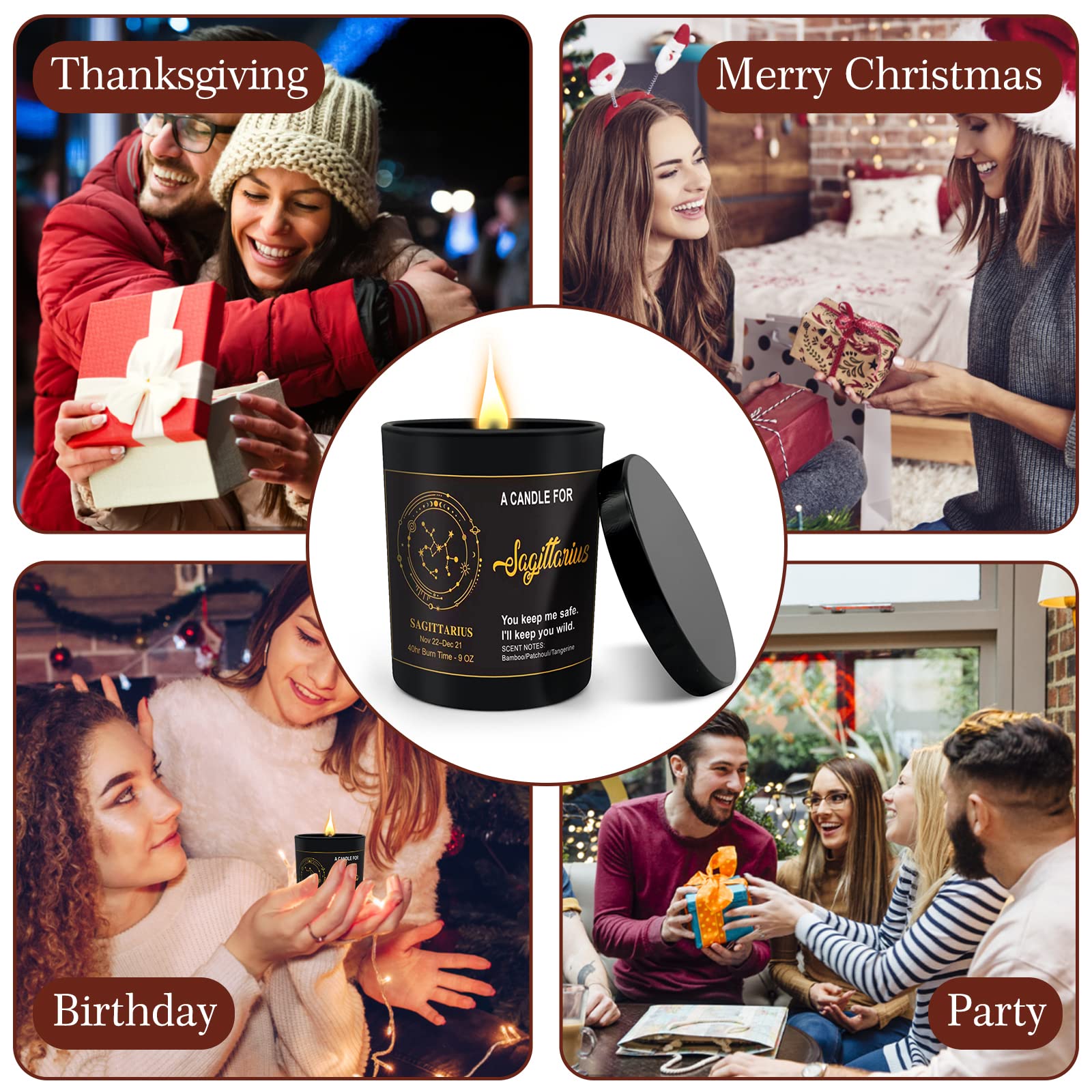 christmas candle by tdiyani packaging