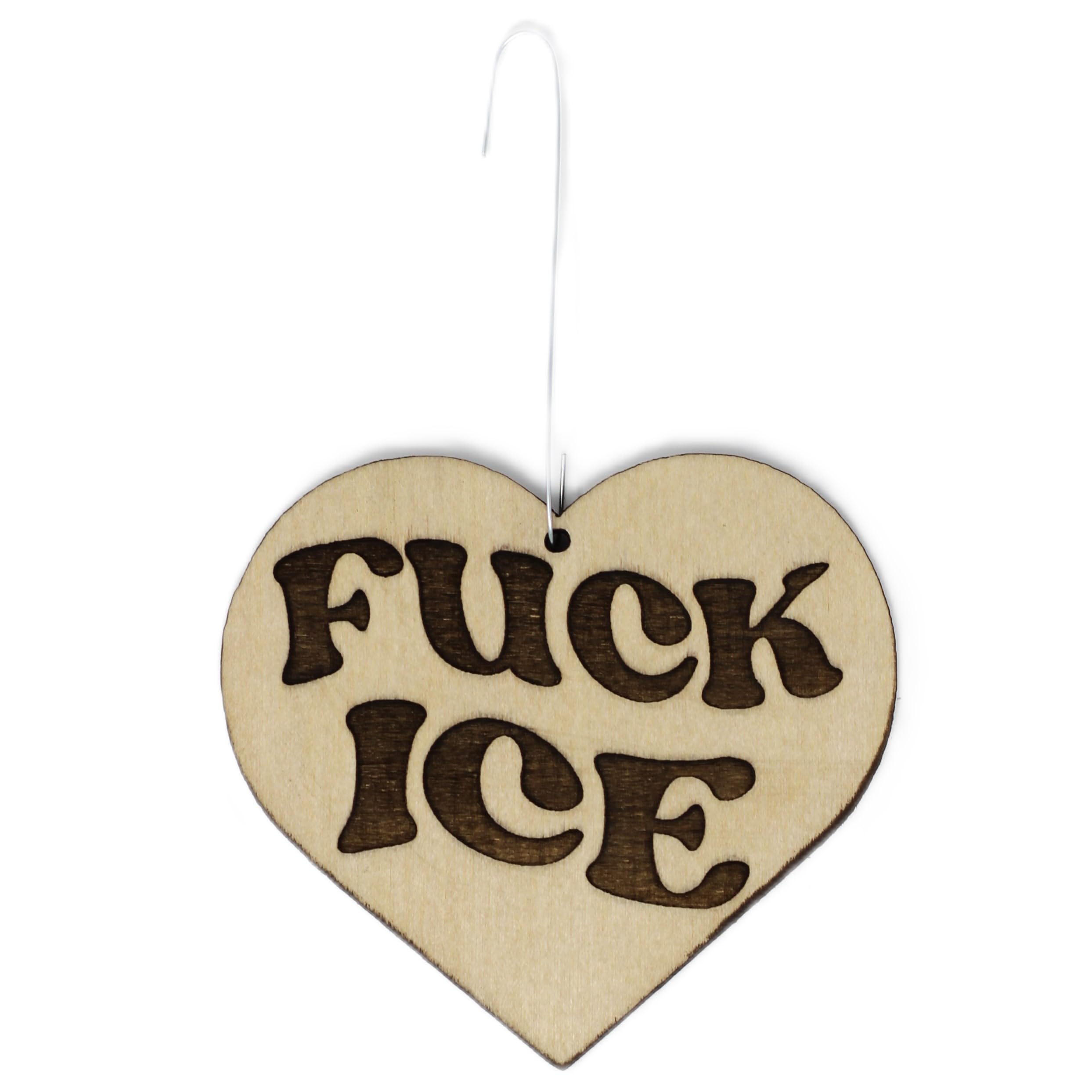 Magnet-ready customizable wooden ornament aroma option
