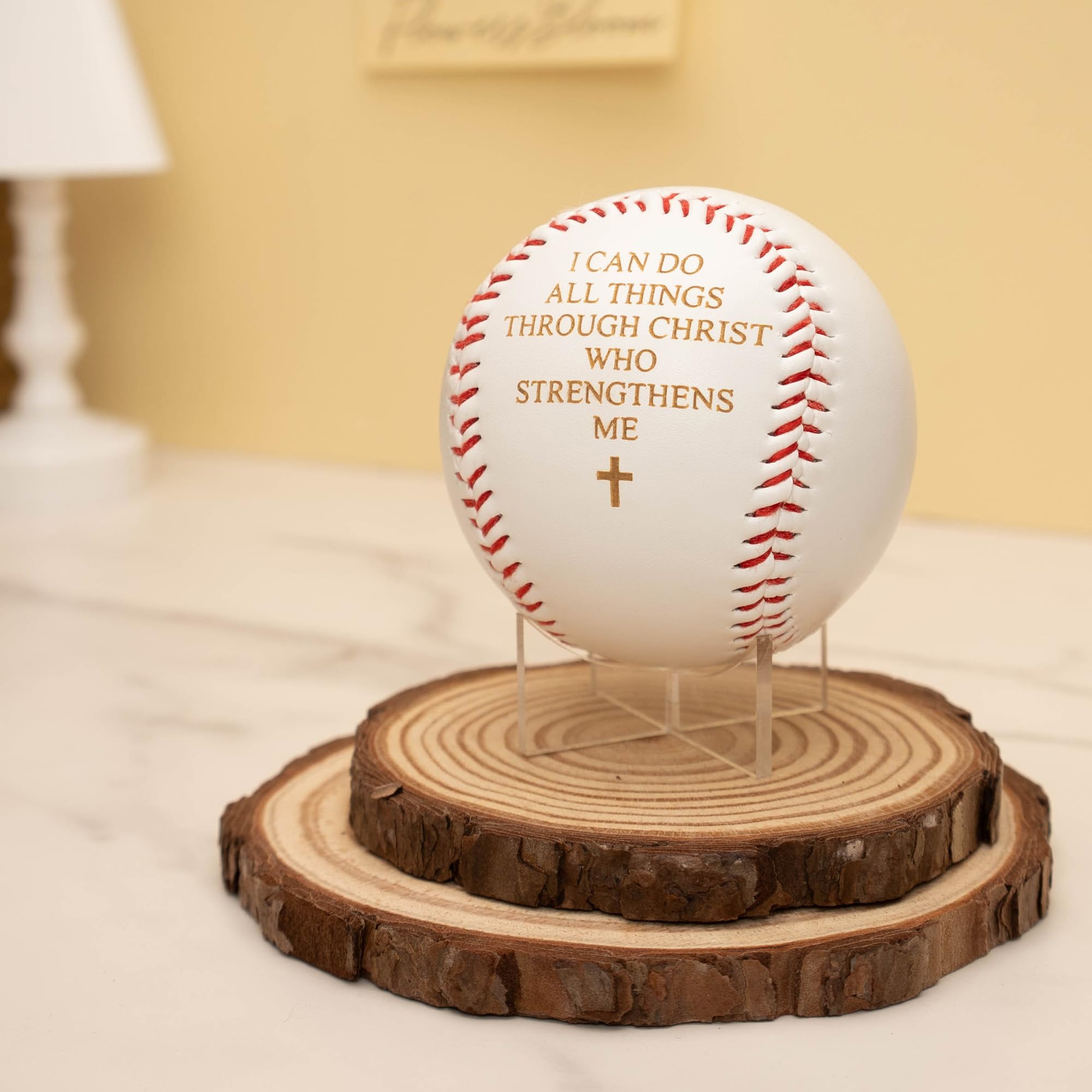Gift ready premium presentation box for Christian baseball gift