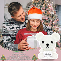 Crochet polar bear plush gift option