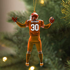 Football lover gift ornament suitable for players coaches and fans