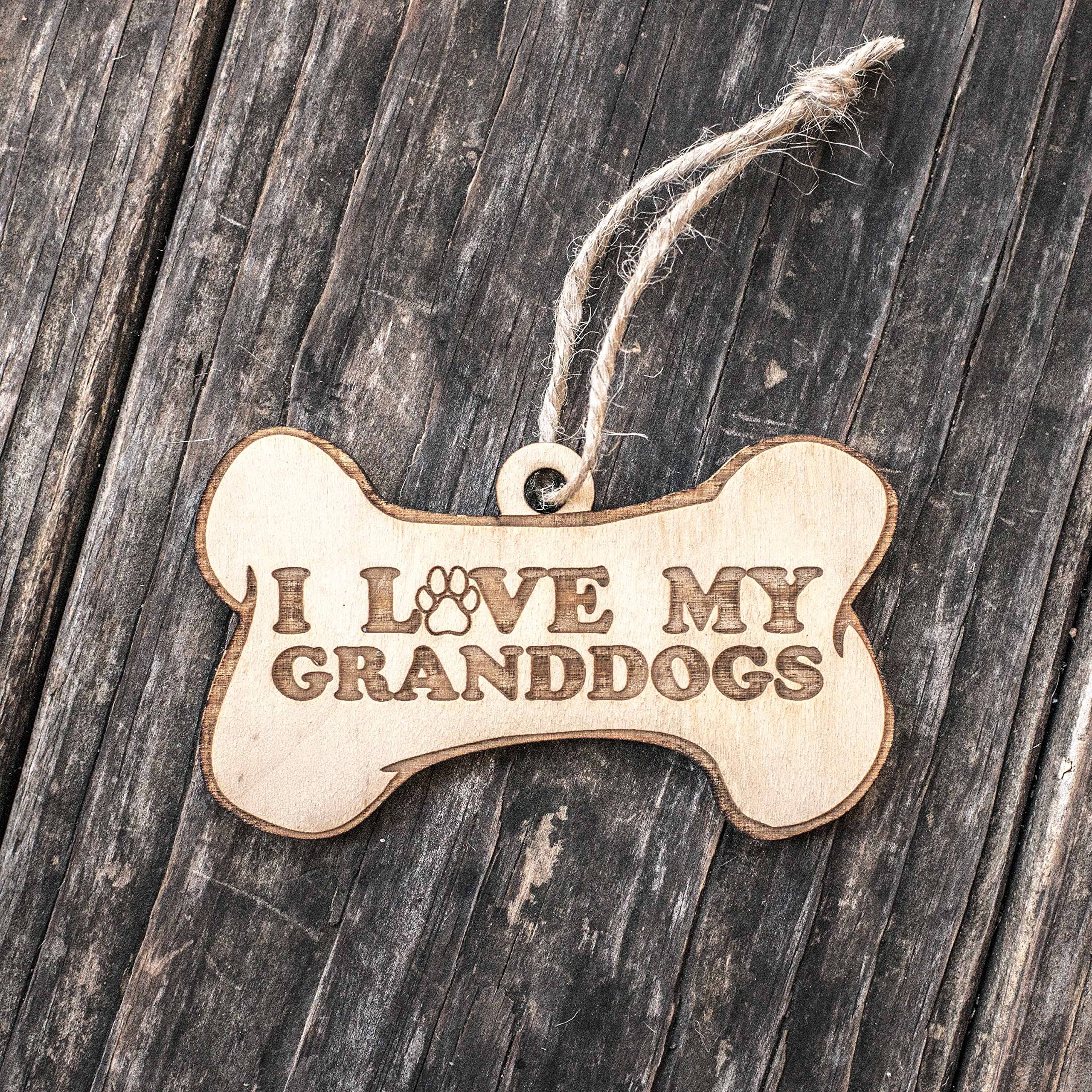 Christmas gift ornament I Love My Granddogs