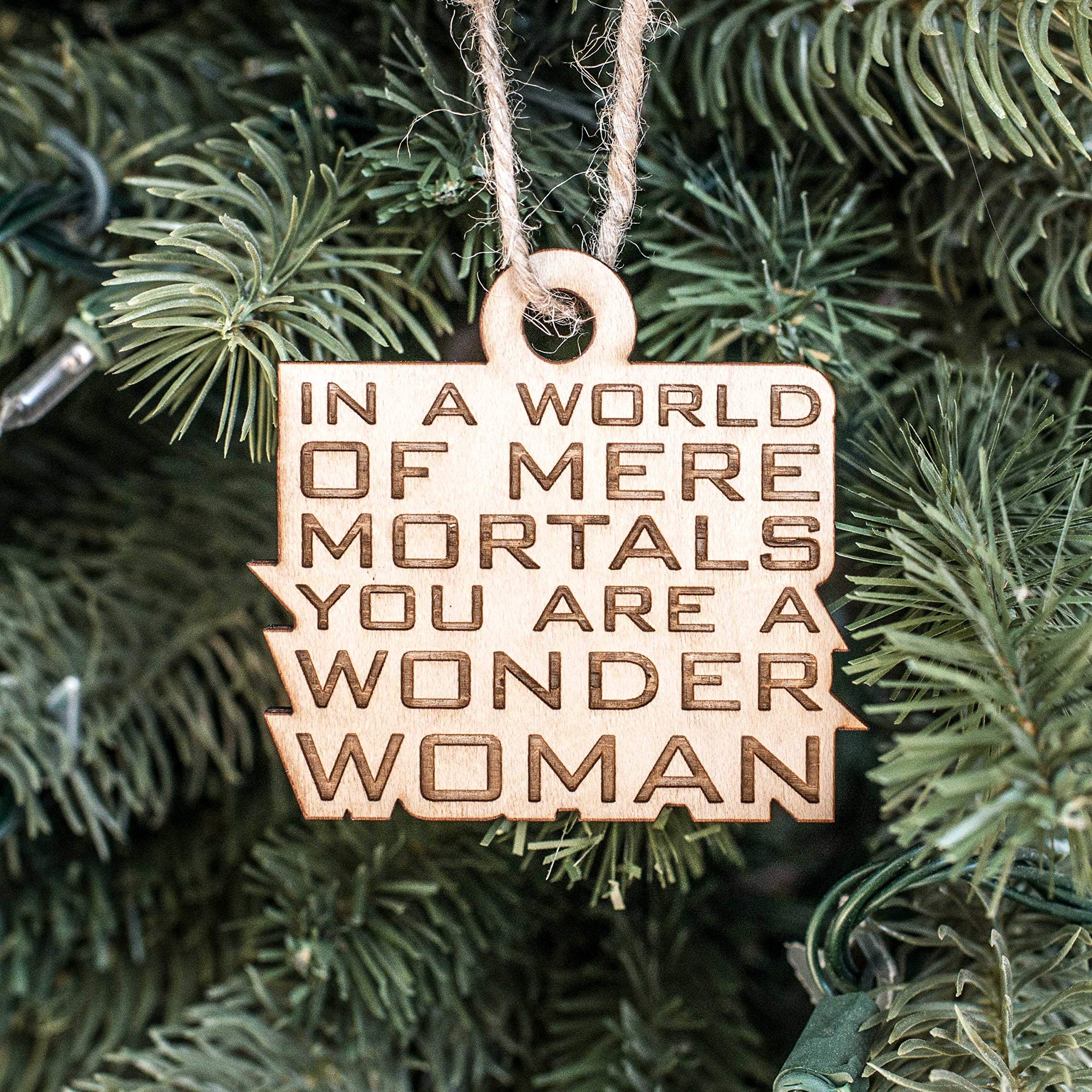 Christmas gift maple ornament