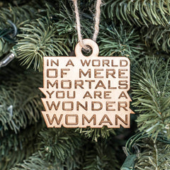 Christmas gift maple ornament