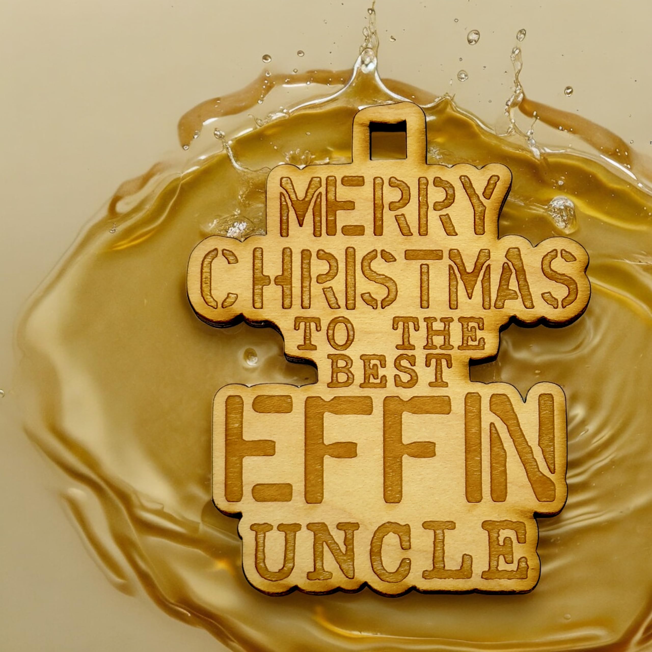 3x4 inch ornament for holiday decor Made in Texas