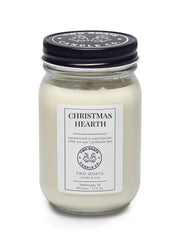Christmas Hearth ScentedSoy Candle 12 oz hand poured in the USA