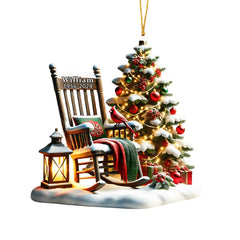 Christmas In Heaven memorial ornament with cardinal design